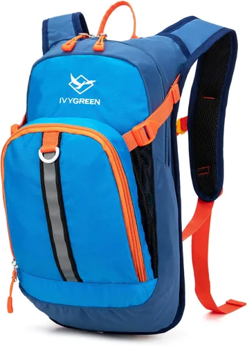 Vista 10 de Ivygreen Mochila de hidratación para niños, mochila de senderismo para niños o niñas con vejiga de agua de 1.5 L