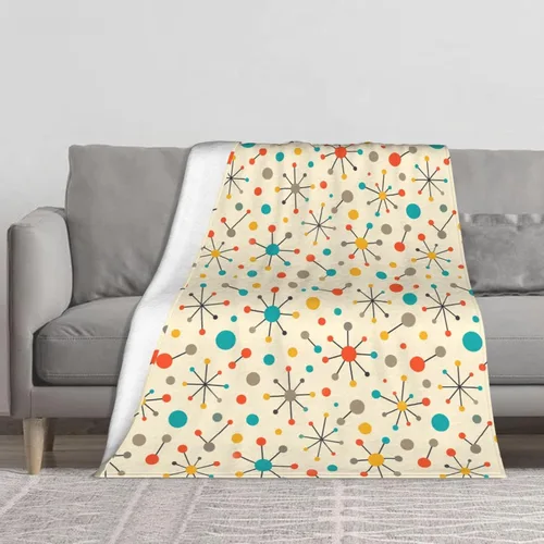 Vista 11 de Manta de Tiro de Alienígena Suave Acogedora de Felpa Cálida de Forro Polar para Sofá Sillón Cama 60"X50