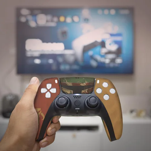 Vista 247 de Battman Custom PS-5 Controller Wireless compatible with Play-Station 5 Console by BCB Controllers Proudly Customized in USA with Permanent