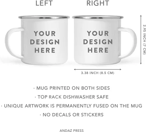 Vista 5 de Andaz Press Taza de café de acero inoxidable de 11 onzas, regalo de broma para café, World's Okayest Secretary, paquete de 1, taza de campamento