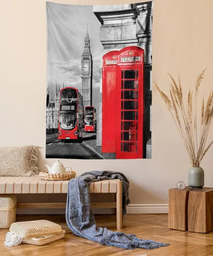 Vista 76 de Ambesonne Tapiz de arte afro, hombre negro fuerte con una corona de trazos impresión de pintura moderna, decoración de tela para colgar en la pared