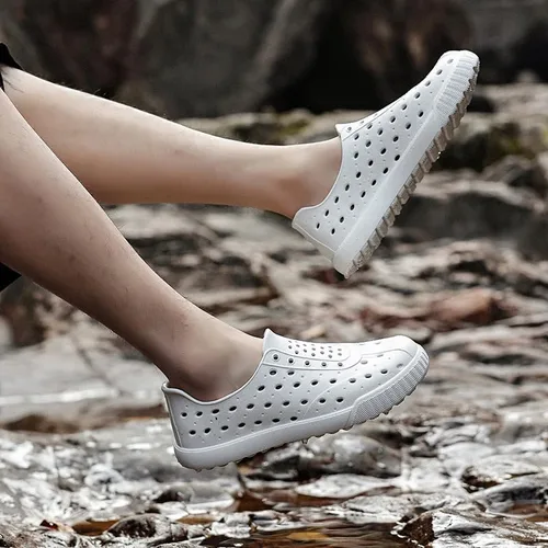 Vista 7 de Mens Garden Shoes for Women Breathable Slip-On Gardening Clogs Quick Dry Non-Slip Water Shoe Outdoor Beach Lightweight Sandals