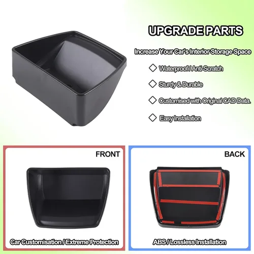 Vista 2 de Organizador de consola central para Honda Pilot 2016-2022/Ridgeline 2017-2023/Passport 2019-2023, organizador secundario para consola central