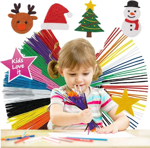 Vista 7 de 500 varillas Wiky para niños – Varillas de hilo de cera sensorial sin desorden para niños pequeños, juguetes de viaje para viajes por carretera