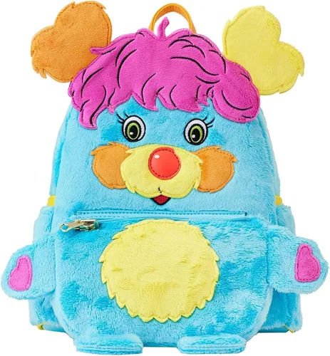 Vista 3 de Loungefly Mini mochila de felpa Hasbro Popples Cosplay, Azul, Mini mochila