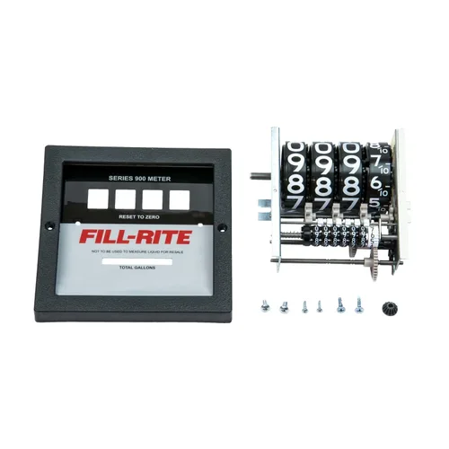 Vista 10 de Fill-Rite Kit KIT800GR, registro de galones serie 800 y placa frontal