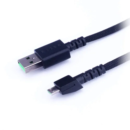 Vista 6 de HUYUN Cable de carga USB para Razer Naga Pro 20000 DPI y DeathAdder V2 pro y Razer Basilisk & Razer Viper Ultimate Hyperspeed Lightest Cyberpunk 2077