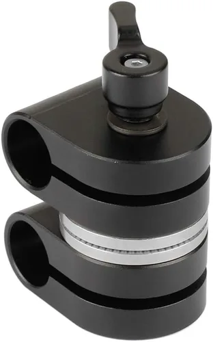 Vista 4 de CAMVATE Adaptador de doble varilla ajustable de 0.591 in con roseta - 2008