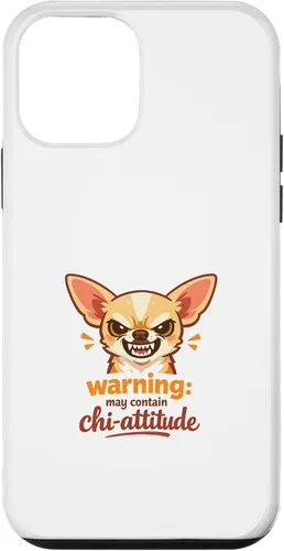 Vista 16 de Chihuahua Attitude Warning - Carcasa para iPhone XR