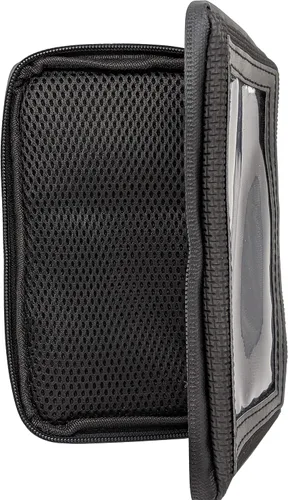Vista 3 de Motocicleta magnética teléfono celular y GPS titular tanque bolsa compatible con teléfono, negro impermeable