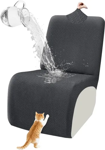 Vista 22 de ALIECOM Fundas 100% impermeables para sofá seccional reclinable, forma de L, elásticas, para esquina, funda para sofá seccional reclinable, lavable