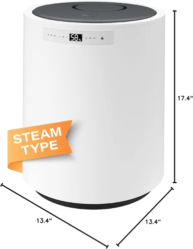 Vista 9 de Humidificadores para Habitación Grande, Y&O 10L (2.64Gal) Humidificador de Vapor para Toda la Casa para Plantas, Diseño Sin Filtro, Apagado