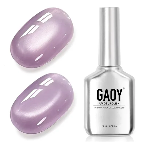 Vista 9 de GAOY Esmalte de uñas de gel Brown Cat Eye, 4629 azul ámbar, 0.5 fl oz Ámbar azul