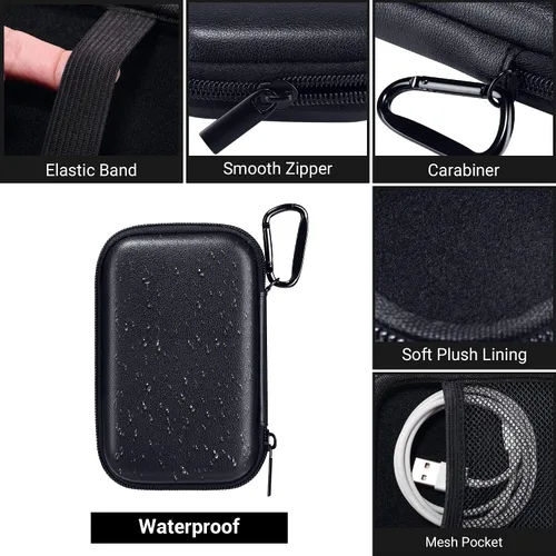 Vista 3 de ULAK Funda para reproductor MP3 MP4 compatible con iPod Touch 7ª/6ª/5ª/5ª/Soulcker/Sandisk reproductor de MP3/G.G.Martinsen/Sony NW-A45 compatible