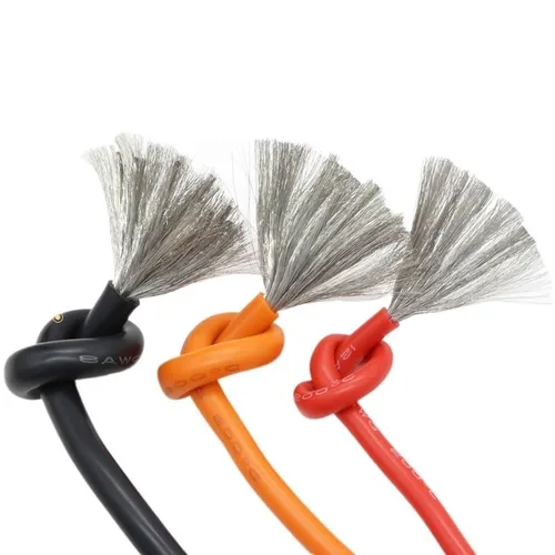 Vista 4 de Cable eléctrico resistente al calor de 3.3 ft, cable de silicona ultra suave, línea de cobre flexible de alta temperatura, 11, 10, 8, 7, 6, AWG