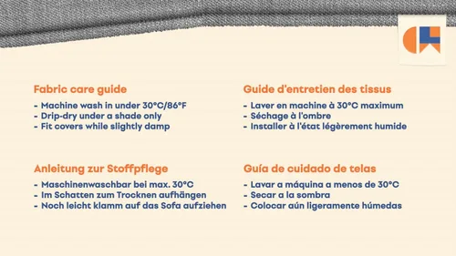 Vista 9 de Comfort Works Friheten - Funda de repuesto para sofá cama Friheten (diván derecho)