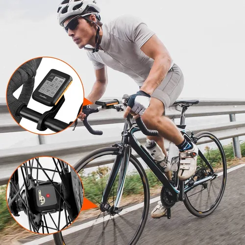 Vista 4 de COOSPO Paquete GPS Bike Computer BC200 Cadencia Sensor de Velocidad Bluetooth ANT+Ciclismo RPM Sensor BK467