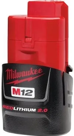 Vista 2 de Milwaukee 48-11-2420 (2 PACK) M12 RED LITHIUM 2.0 Batería inalámbrica de 12 voltios