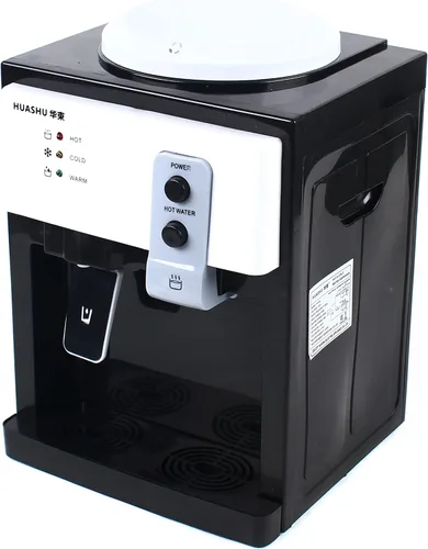 Vista 10 de Dispensador de enfriador de agua de escritorio, dispensador de agua de carga superior, enfriadores de agua fría y caliente, 10.62 x 9.44 x 14.17