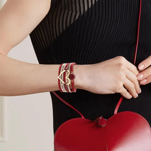 Vista 2 de Long tiantian Pulseras bohemias de cuero para mujer, lindas pulseras apilables de verano con corazón para mujer, moda 2024 Stuff s