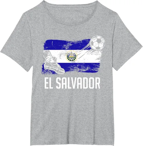 Vista 85 de Camiseta salvadoreña con bandera de fútbol salvadoreño