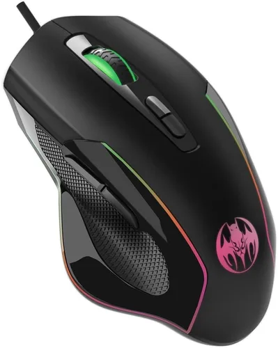 Vista 6 de YUUAND GM30 Ratones para juegos 1000-6400 DPI Ratón ergonómico de oficina para computadoras de escritorio y portátiles, tamaño único