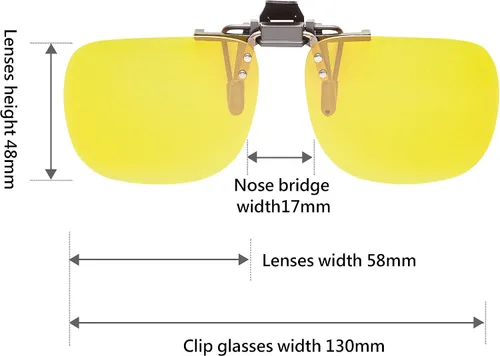 Vista 7 de POLARS DESIGN Gafas de sol polarizadas con clip sobre lentes de miopía graduadas
