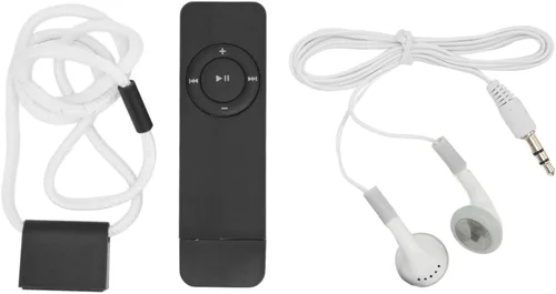 Vista 7 de Reproductor de MP3, batería de larga duración, reproductor de música estable portátil de forma delgada, soporta hasta 64 GB para estudiantes que