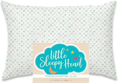 Vista 56 de Funda de almohada para jóvenes Little Sleepy Head - 100% funda de almohada de algodón y hipoalergénica - Funda de almohada envolvente de ajuste