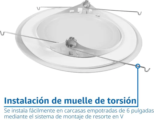 Vista 3 de NICOR Lighting Moldura de Ducha Empotrada Blanca de 6 Pulgadas con Lente Albalite (17505)