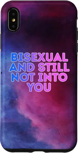 Vista 9 de Bisexual and Still Not Into You Bi Flag Pride Equality Humor Case for iPhone 17