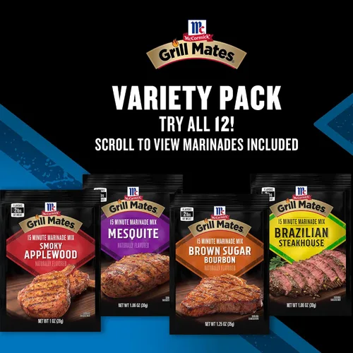 Vista 2 de 12 condimentos para la parrilla McCormick Grill Mates (adobos, mix de condimentos y especias)