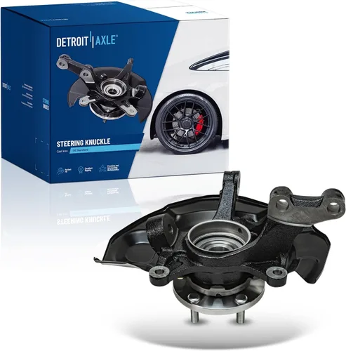 Vista 57 de Detroit Axle - Kit de nudillos traseros izquierdo FWD para Hyundai Santa Fe 2007-2009 Veracruz 2007-2012, reemplazo del conjunto de cojinete