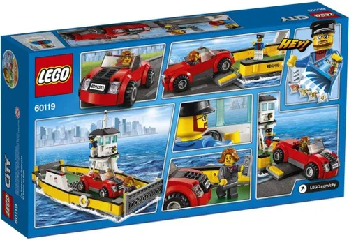 Vista 2 de Juego de construcción de Ferry LEGO grandes vehículos de ciudad, 60119