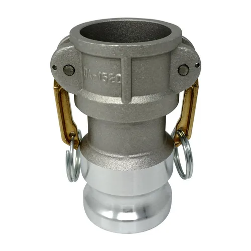 Vista 11 de Gloxco Tipo de aluminio DA leva y ranura de manguera de montaje, reductor, 4 "Camlock hembra x 2 "Camlock macho (CAM-4020-DA-AL)