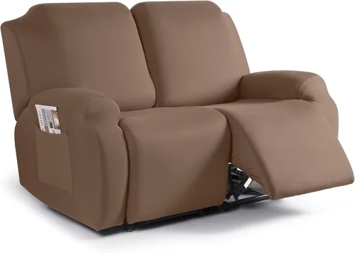 Vista 55 de TAOCOCO Fundas Elásticas para Sillones Reclinables de 3 Piezas Fundas Sólidas para Muebles Funda para Sillón Reclinable Fundas Deslizables