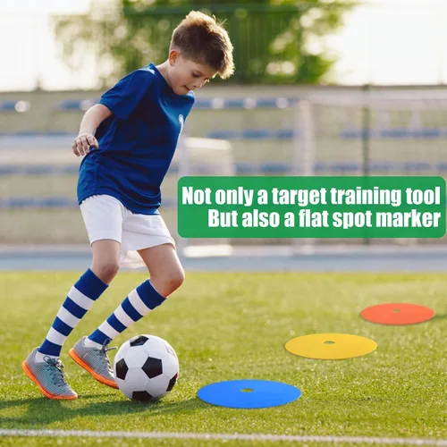Vista 6 de TOBWOLF 4PCS Soccer Goal Target, Soccer Goal Shooting Targets with Adjustable Extra-Long Strips, Targets for Goals Training Enhance Agility Speed