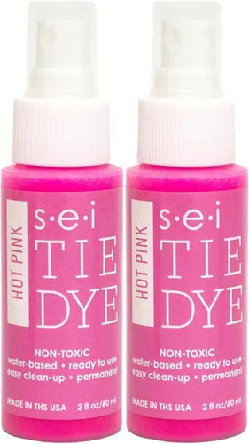 Vista 20 de S.E.I. Botella de Spray de Tie Dye del 4 de Julio: 2oz. Spray de Tinte para Tela No Tóxico, Tinte Permanente para Ropa DIY, Un Paso, Suministros