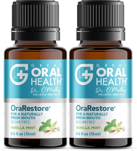 Vista 10 de OraRestore - Tratamiento para el mal aliento para adultos Halitosis: concentrado de enjuague oral formulado por dentistas, aceite dental líquido