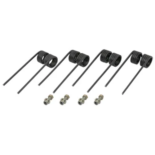 Vista 3 de RAParts AFH202304 4 Compatible con John Deere - Dientes redondos de recogida de empacadoras JD 446 447 448 456 457 458 +