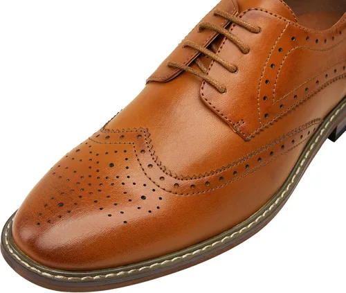 Vista 2 de Vostey Zapatos de vestir para hombre, zapatos de vestir formales para hombres, zapatos de vestir de negocios Derby