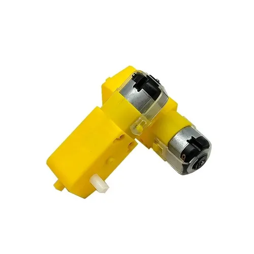 Vista 7 de 4 piezas TT Motor Smart Car Robot Gear Motor 1:48 Magnético 2 ruedas de tracción en las cuatro ruedas de coche inteligente Robot Rueda de goma