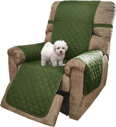 Vista 21 de U-NICE HOME Funda para sillón reclinable, reversible, con correas elásticas, resistente al agua, protege de perros y mascotas, sillón pequeño