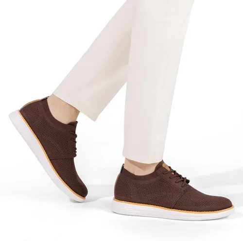 Vista 8 de Bruno Marc Zapatillas de malla para hombre Oxfords ligeras
