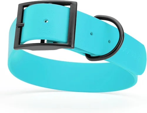Vista 58 de Dogline Biothane - Collar impermeable para perro con hebilla de liberación rápida, resistente cincha de nailon recubierta con resistente y a prueba