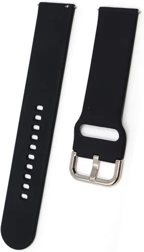 Vista 2 de ElloGear Correa compatible con Samsung Galaxy Watch Active, Active2, Active 3 de silicona de repuesto para reloj inteligente