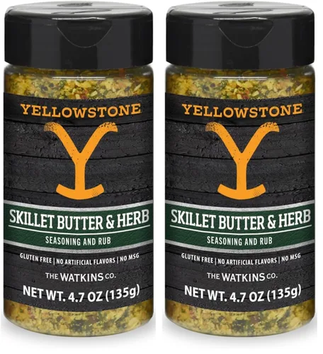 Vista 8 de Yellowstone Skillet - Condimento y frote de mantequilla y hierbas, 4.7 onzas