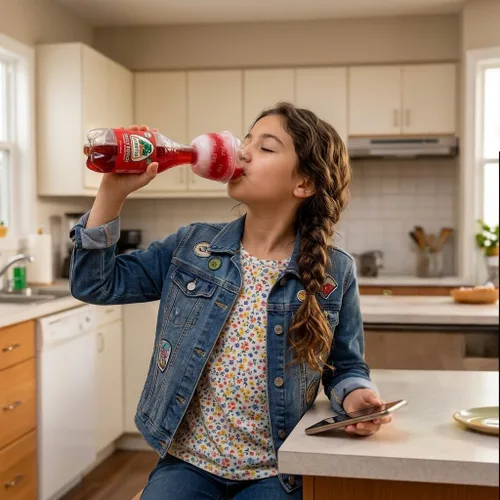 Vista 5 de Fizz Vaso flotante para helados para botellas de refrescos, taza de postre portátil a prueba de fugas para fiestas de verano y barbacoas, se adapta