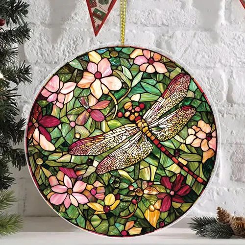 Vista 7 de Adorno de atrapasoles de cristal con diseño de mal de ojo, decoraciones de Navidad, adornos de Navidad para árbol, ideas de regalo de vacaciones