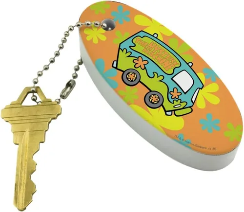 Vista 2 de GRAPHICS & MORE Scooby-Doo The Mystery Machine - Llavero flotante de espuma ovalada para barco de pesca, boya, Multi